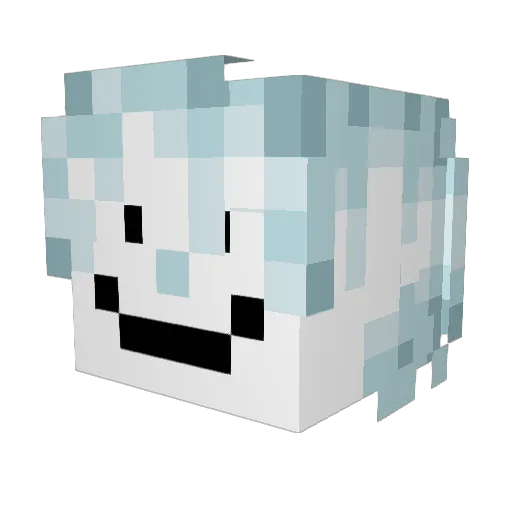 CubeMc757 Minecraft avatar head, 3D render