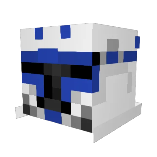 CubeO10 Minecraft avatar head, 3D render