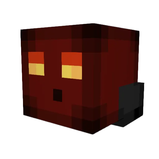 CubeTalks Minecraft avatar head, 3D render