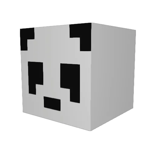 CubedSheep96 Minecraft avatar head, 3D render