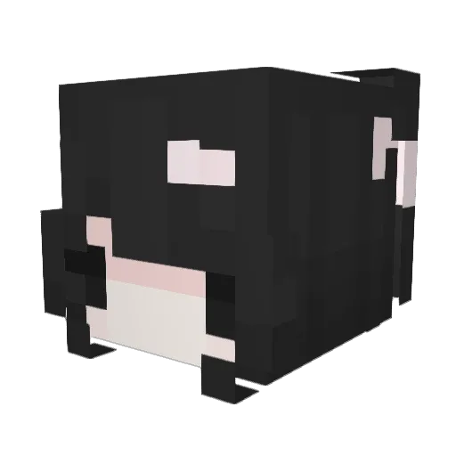 Cubefinite Minecraft avatar head, 3D render