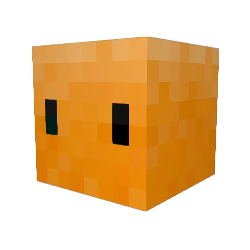 Cubey245 Minecraft avatar head, 3D render