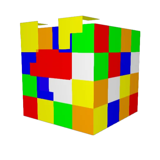 CubeyDudeYT Minecraft avatar head, 3D render