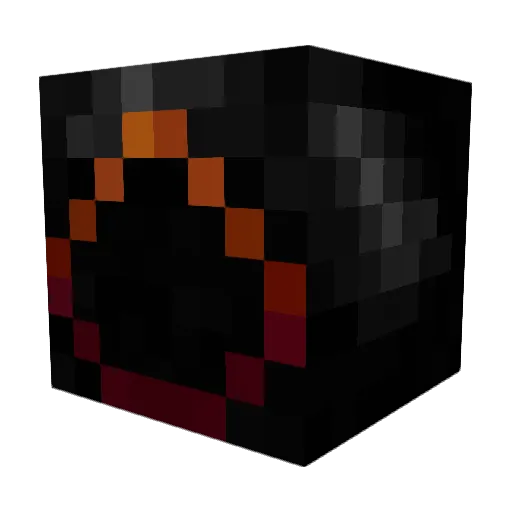 Cubezoid Minecraft avatar head, 3D render