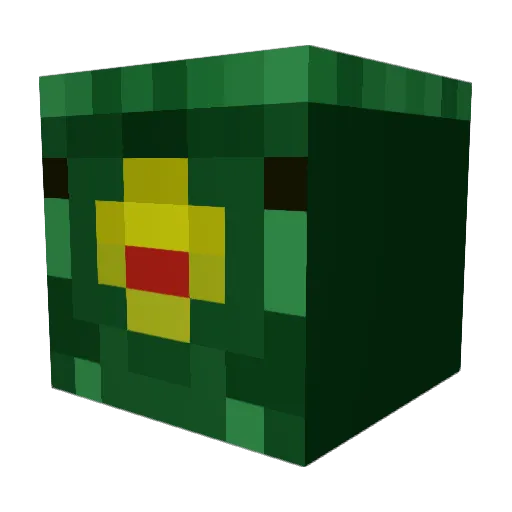 CubicGramps Minecraft avatar head, 3D render
