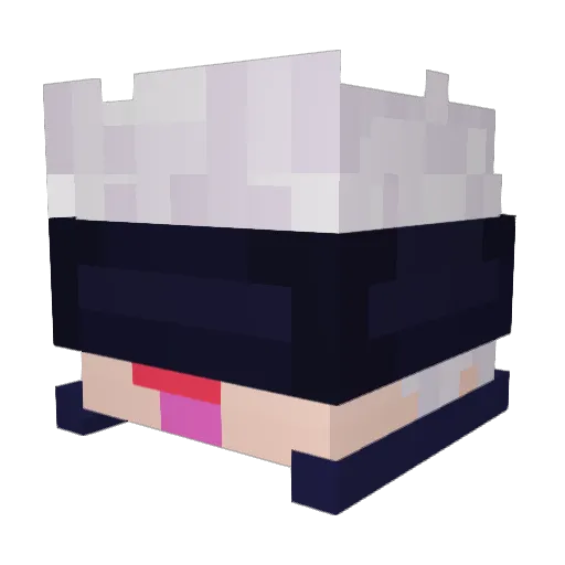 CubicNev Minecraft avatar head, 3D render