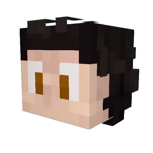 CubicSquare22 Minecraft avatar head, 3D render