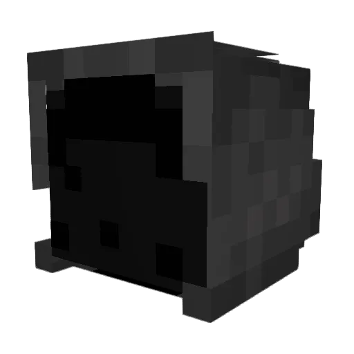 Cubilarity Minecraft avatar head, 3D render