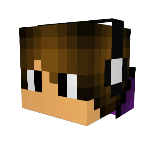 Cubito_77 Minecraft avatar head, 3D render