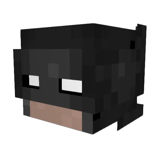 Cubix19 Minecraft avatar head, 3D render