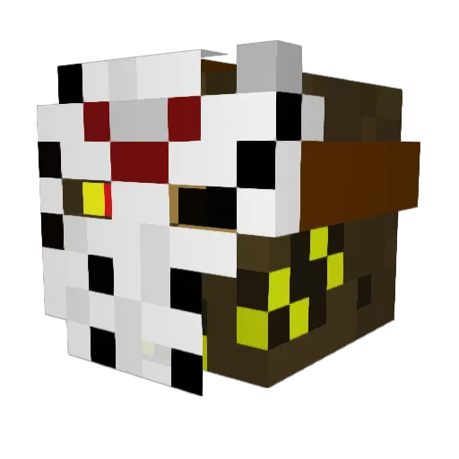 Cubli_Can Minecraft avatar head, 3D render
