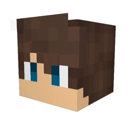CuboidGamer Minecraft avatar head, 3D render
