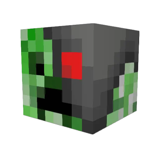 CubsBeast12 Minecraft avatar head, 3D render