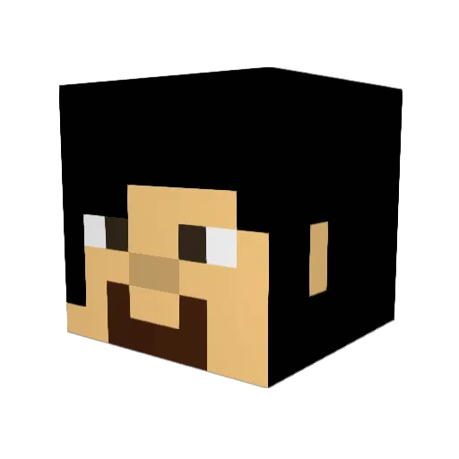 Cucho332 Minecraft avatar head, 3D render