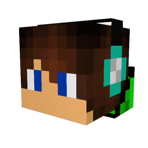 Cucoriedka_SVK Minecraft avatar head, 3D render