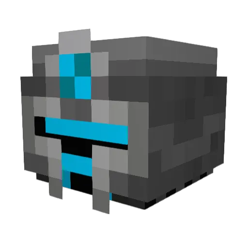 Cucu48 Minecraft avatar head, 3D render
