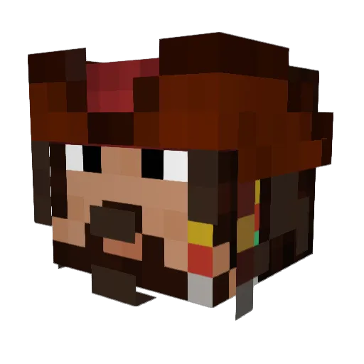Cucumber_89 Minecraft avatar head, 3D render