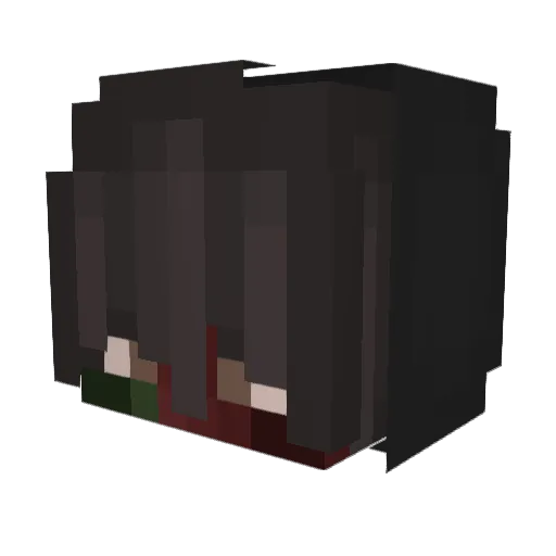 Cucumberfrog Minecraft avatar head, 3D render