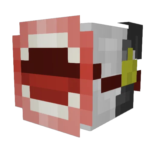 Cucumberman3 Minecraft avatar head, 3D render