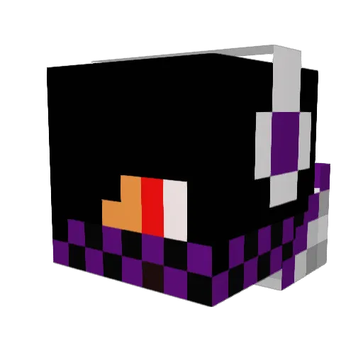 CuddilyCactus Minecraft avatar head, 3D render