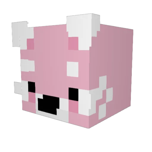 CuddlyDino69 Minecraft avatar head, 3D render