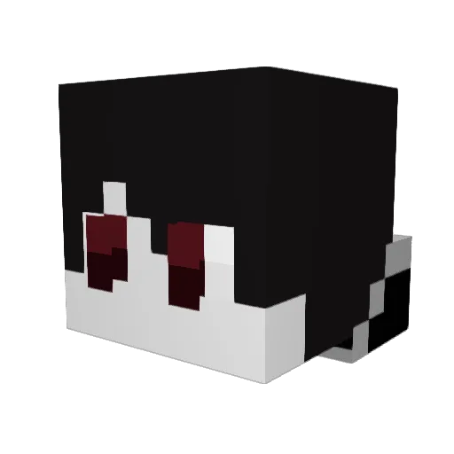 CuddlyThunder70 Minecraft avatar head, 3D render