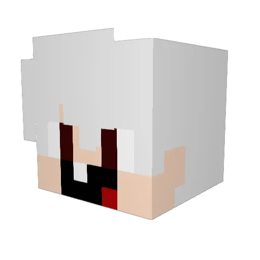 CueioZinho Minecraft avatar head, 3D render