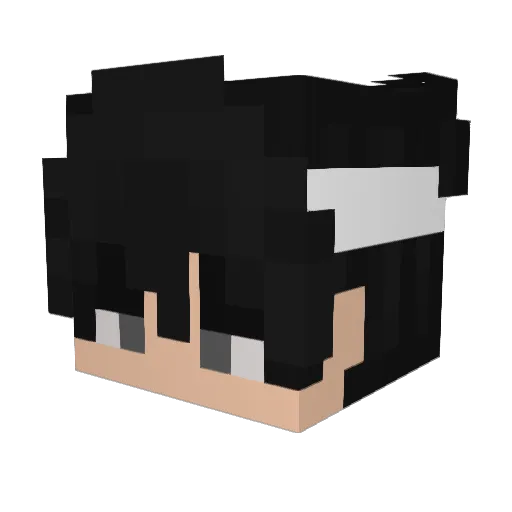Cuellar2204R Minecraft avatar head, 3D render