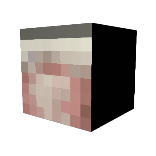 Cugz83 Minecraft avatar head, 3D render