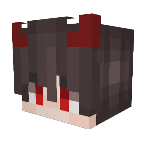 Cuhchickle Minecraft avatar head, 3D render