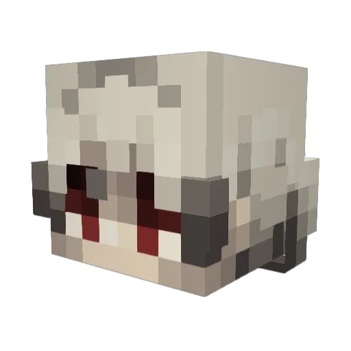 Cuidokaa_ Minecraft avatar head, 3D render