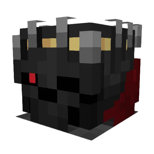 Cuilix Minecraft avatar head, 3D render