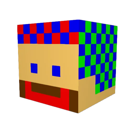 CujicMarcel Minecraft avatar head, 3D render