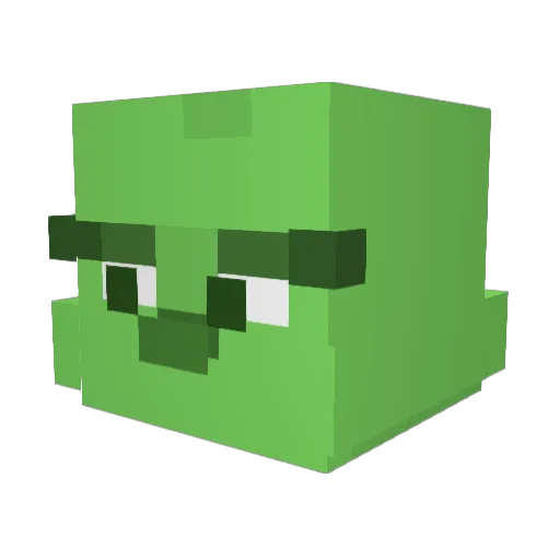 CujoCapalot Minecraft avatar head, 3D render