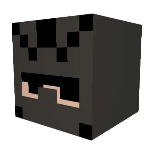 CukiBukiHaveIQ Minecraft avatar head, 3D render