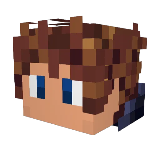 Cukicman98 Minecraft avatar head, 3D render