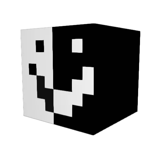 Cukinre14 Minecraft avatar head, 3D render