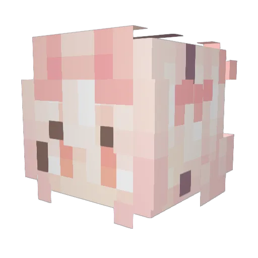 Culacc1n0 Minecraft avatar head, 3D render
