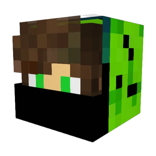 CuliTheBROY Minecraft avatar head, 3D render