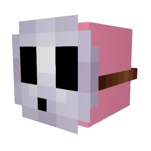 Cullahan Minecraft avatar head, 3D render