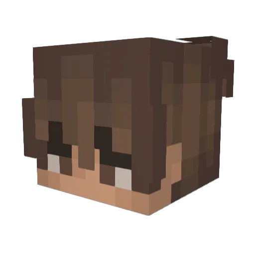 Cullplex Minecraft avatar head, 3D render
