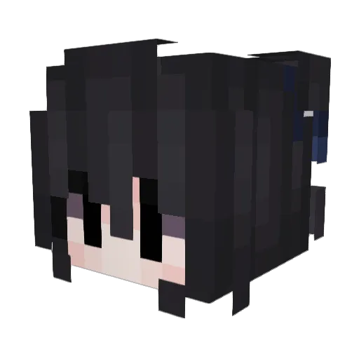 Culne Minecraft avatar head, 3D render