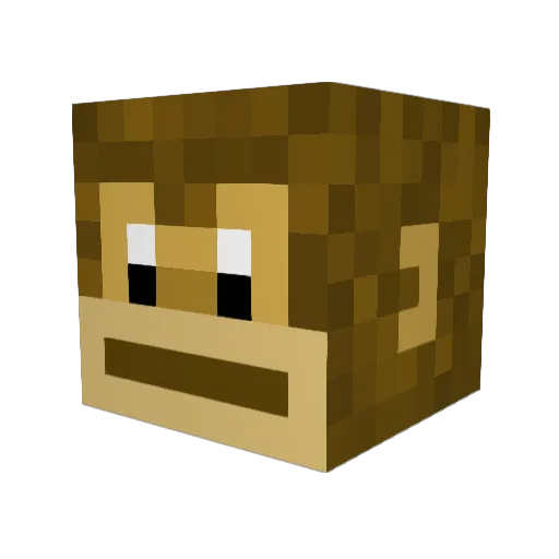 CuloCrusader Minecraft avatar head, 3D render