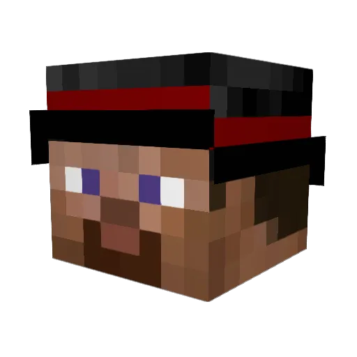 Cult_Master Minecraft avatar head, 3D render