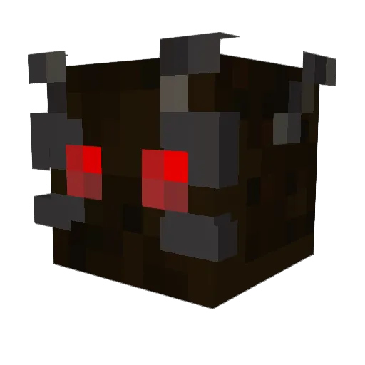 CultofSpiders Minecraft avatar head, 3D render