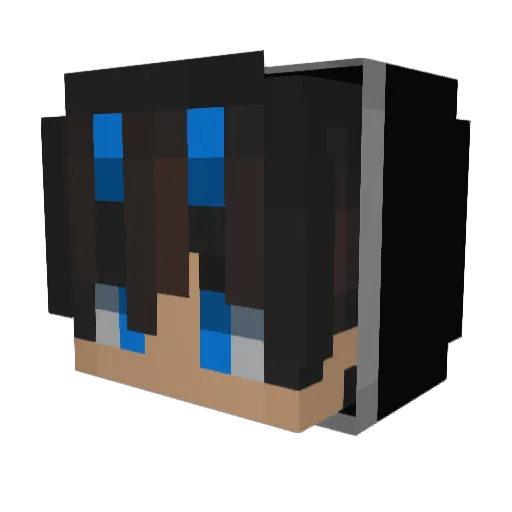 Culunguwe Minecraft avatar head, 3D render