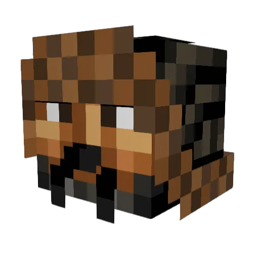 Cumanprophet88 Minecraft avatar head, 3D render