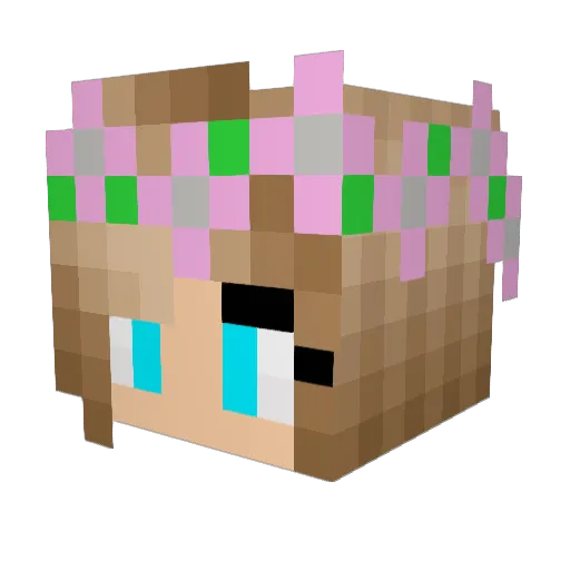 Cumberlovin Minecraft avatar head, 3D render