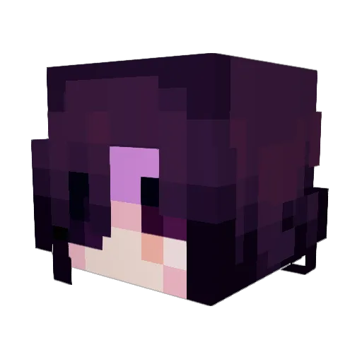 CumbustANut Minecraft avatar head, 3D render