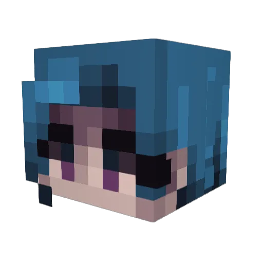 Cunha3140 Minecraft avatar head, 3D render